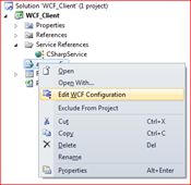 edit app.config file
